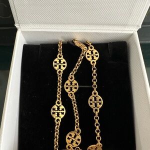 Tory Burch Gold Triple Strand Bracelet